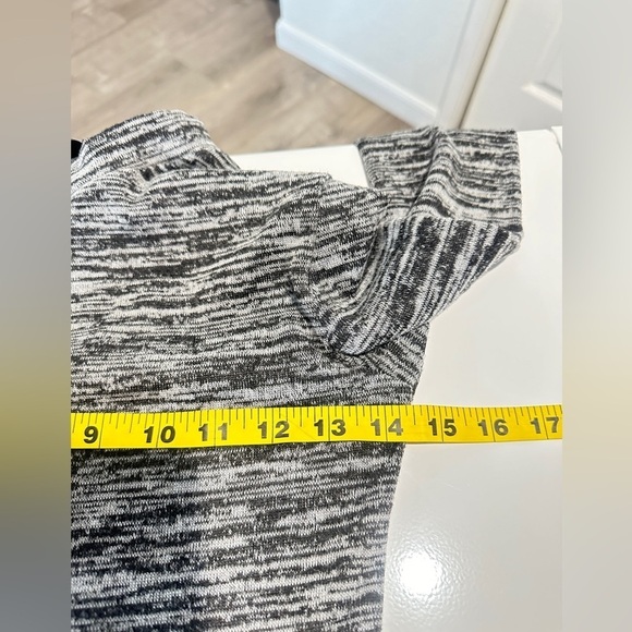 Lulus Modern Marl Grey Sleeve Bodycon Dress Sz S - Picture 10 of 13